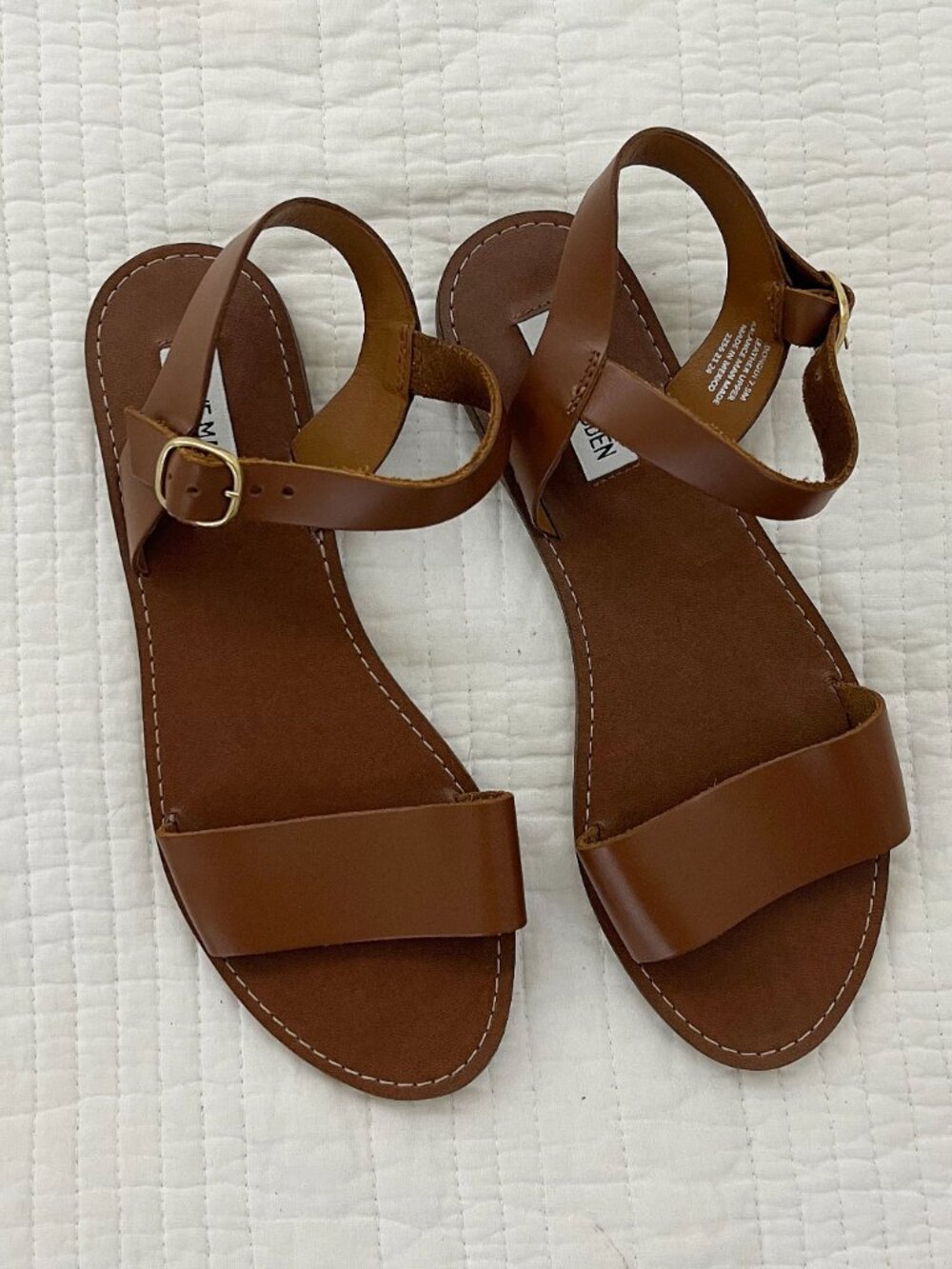 Steve Madden Donddi Brown Sandals Women's 7.5M NWOT